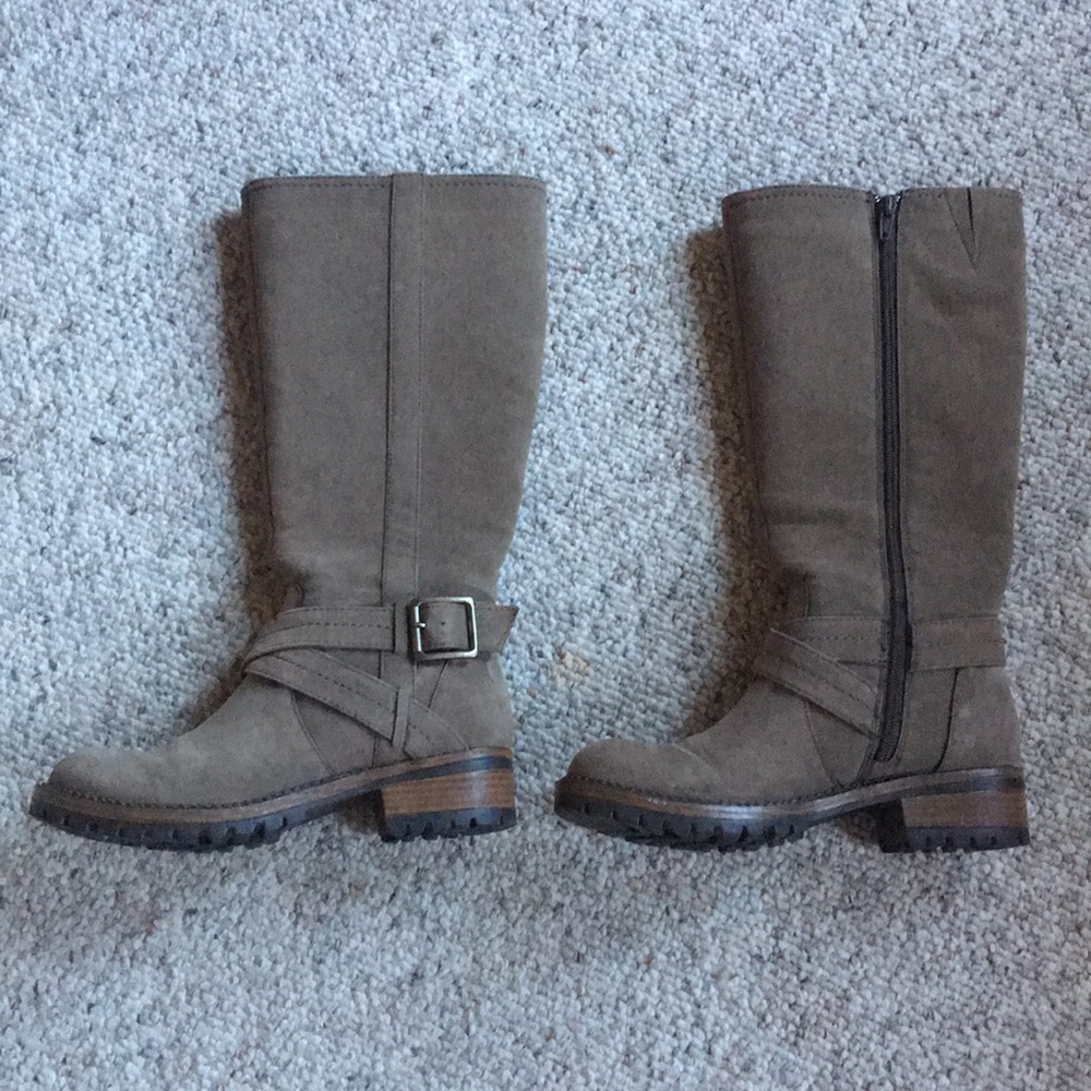 Kenneth Cole Tan Riding Boots